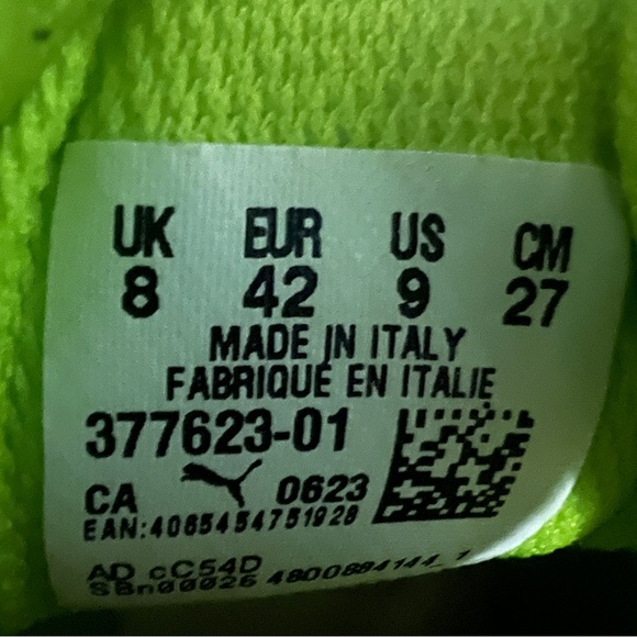 MCM Neon Yellow Geometric Sneakers - Picture 9 of 9